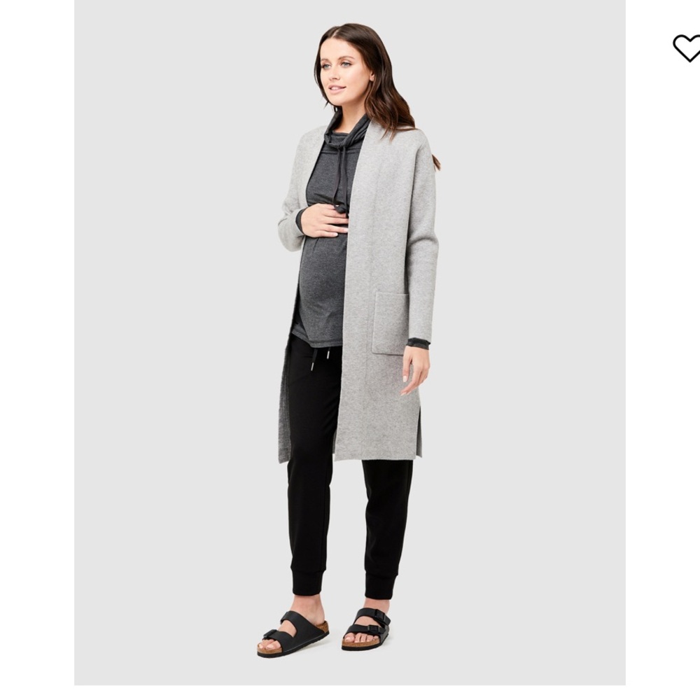 Ripe grey cardigan size medium new with tags